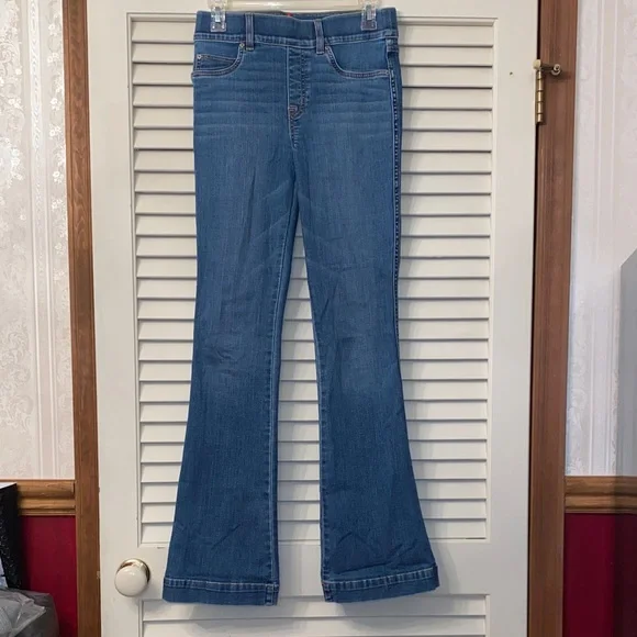 NWOT Spanx Flare Jeans Small Petite - Picture 2 of 13